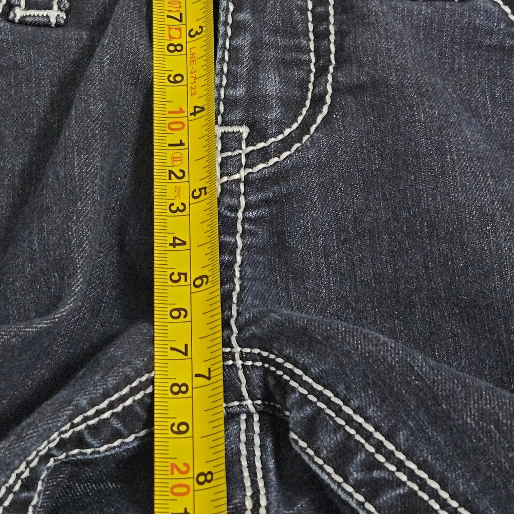 Daytrip Lynx Bootcut Jeans‎ Dark Wash Thick Stitch Western Cowgirl Mid-Rise 27R - Picture 10 of 12